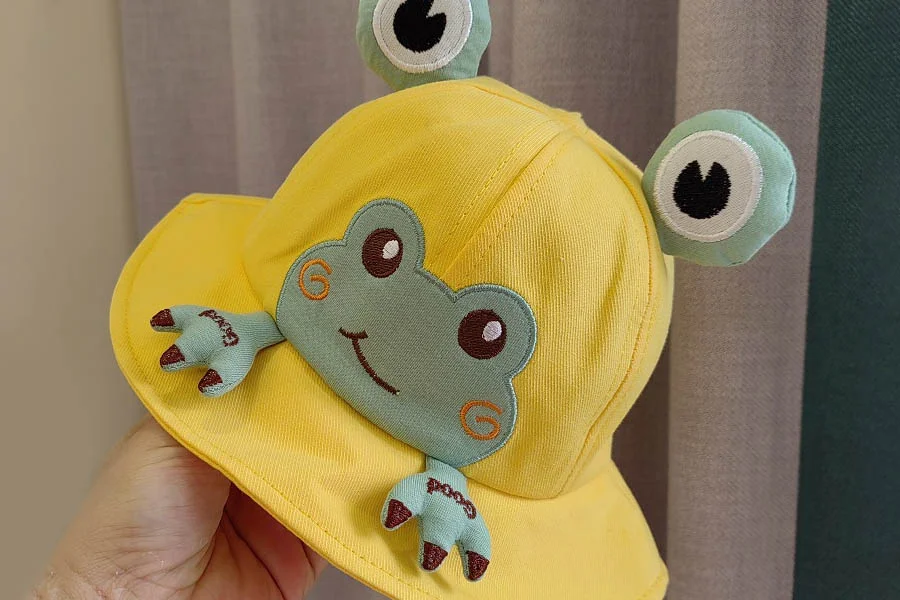 Cute Cotton Frog Baby Hat