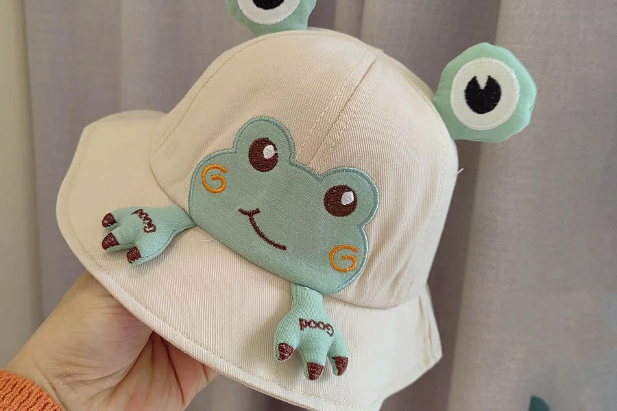 Frog Design Baby Sun Hat