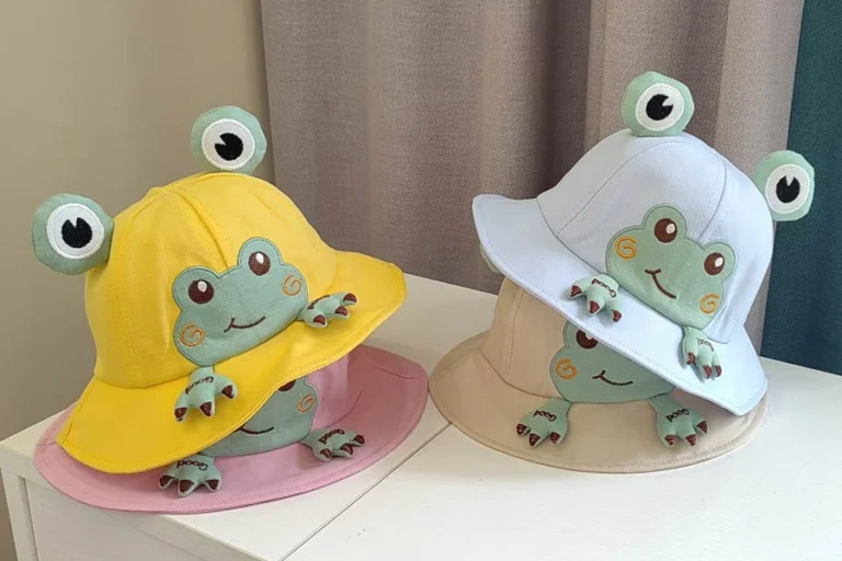 Cotton Frog Baby Bucket Hat