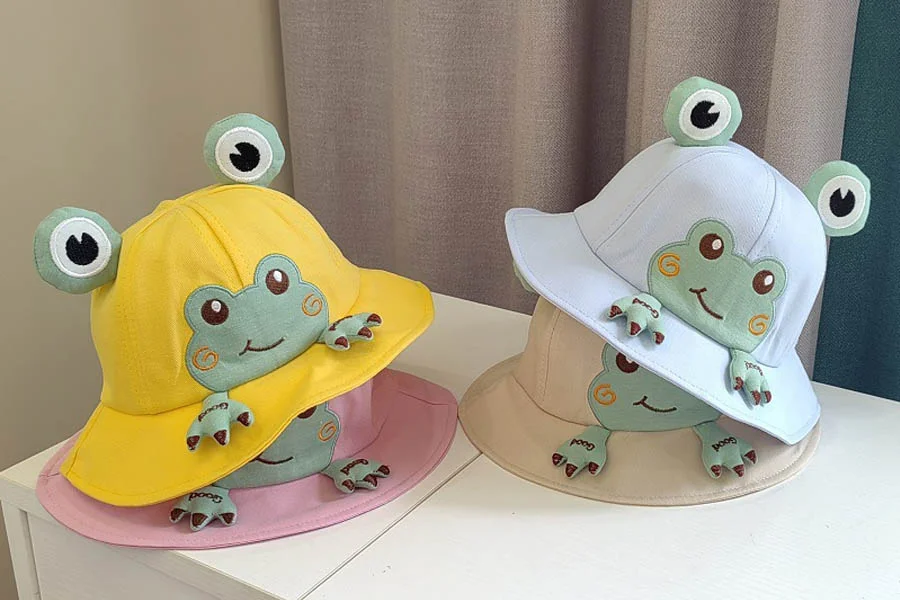 Frog Design Baby Sun Hat