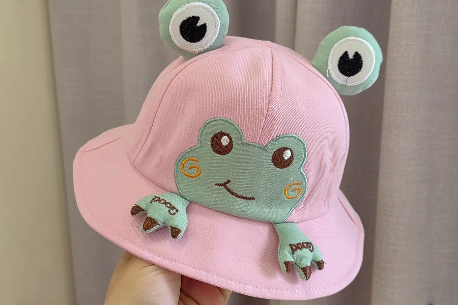 Frog Design Baby Sun Hat